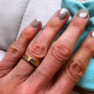18K Rose Gold Tiffany & Co Atlas Ring